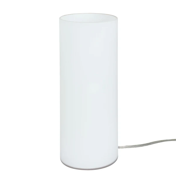 Tischleuchte Noora - Milchglas / Edelstahl - 1-flammig