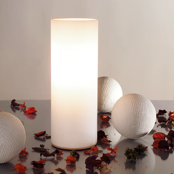 Tischleuchte Noora - Milchglas / Edelstahl - 1-flammig - Image 2