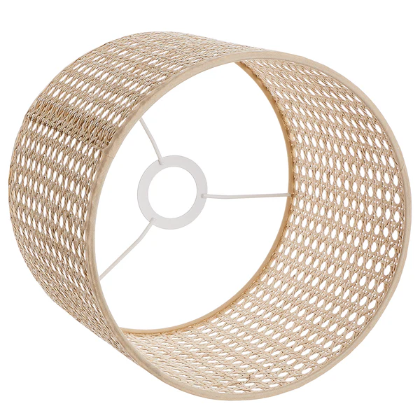 Tischleuchte NYBORG - Metall / Rattan - 1-flammig - Natur - Image 8