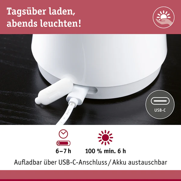 Tischleuchte Onzo - Kunststoff - 1-flammig - Weiß - Image 11