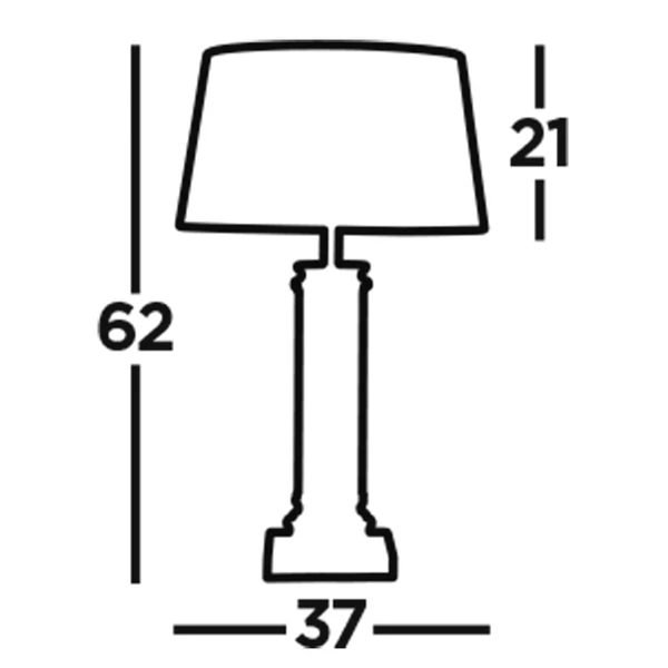 Tischleuchte Pedestal - Stahl - Schwarz - Image 11