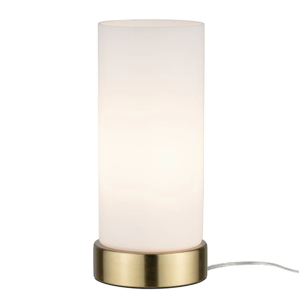 Tischleuchte Pinja I - Milchglas / Messing - 1-flammig