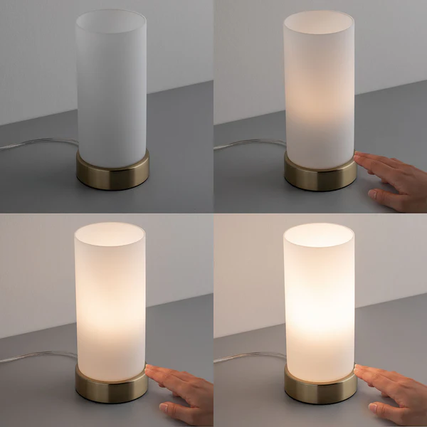 Tischleuchte Pinja I - Milchglas / Messing - 1-flammig - Image 3