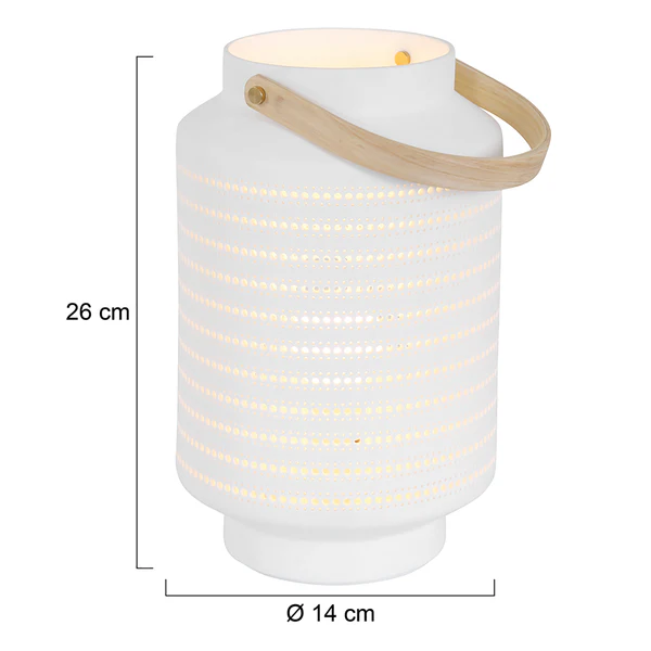 Tischleuchte Porcelain II - Porzellan - 1-flammig - Image 9