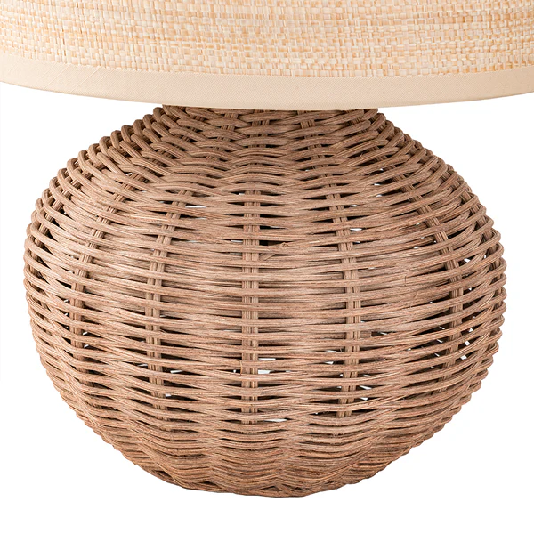 Tischleuchte Rauma III - Rattan - 1-flammig - Braun - Image 8