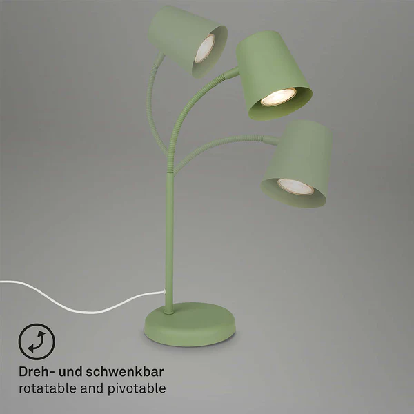 Tischleuchte Sallani - Aluminium - Grün - Image 4