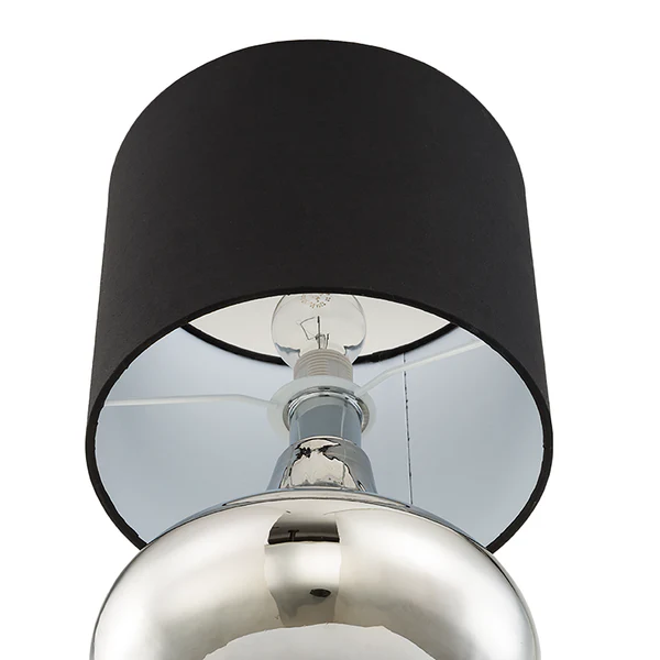 Tischleuchte Salo IV - Baumwollstoff / Rauchglas - 1-flammig - Rauchgrau - Image 6