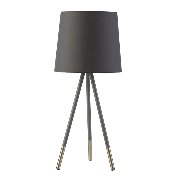 Tischleuchte Tripod - Mischgewebe / Stahl - 1-flammig - Image 2