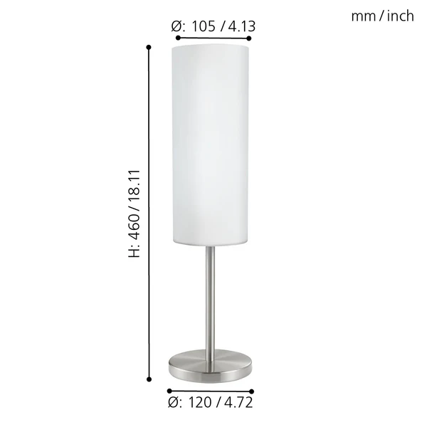 Tischleuchte Troy Elegance - Glas / Stahl - 1-flammig - Image 3