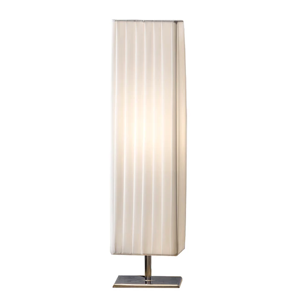 Tischleuchte Villena I - Polyester PVC / Edelstahl - 1-flammig