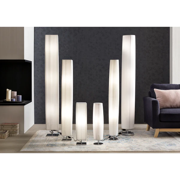 Tischleuchte Villena I - Polyester PVC / Edelstahl - 1-flammig - Image 2
