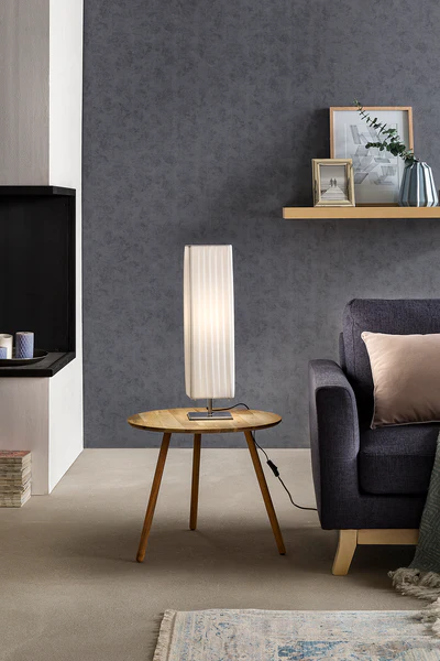 Tischleuchte Villena I - Polyester PVC / Edelstahl - 1-flammig - Image 3