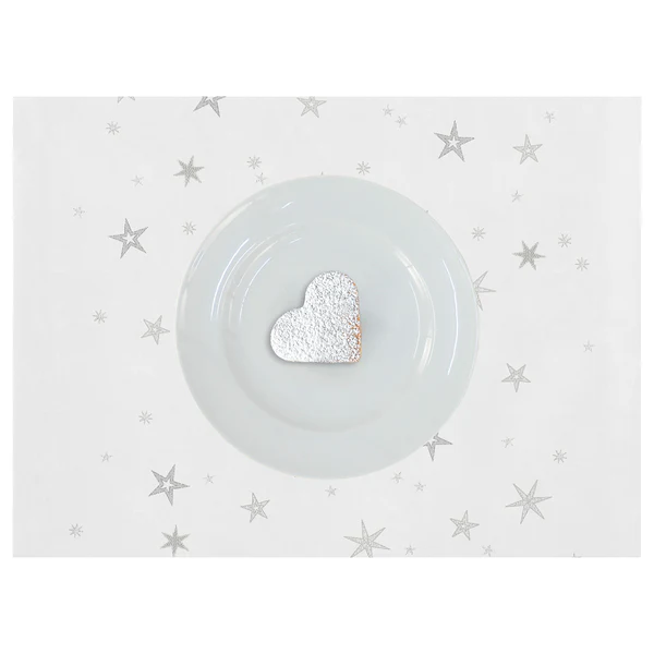 Tischset 9600 (1er-Set) - Polyester / Viskose - Silber - Image 2