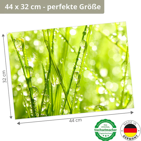 Tischset Grashalme in Sonne (12er-Set) - Papier - Mehrfarbig - Image 5