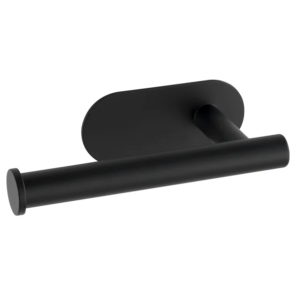 Toilettenpapierhalter Orea II - Edelstahl - Schwarz