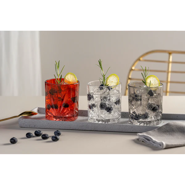 Trinkglas Capri (4er-Set) - Kristallglas - Grau - Fassungsvermögen: 0.15 L - Image 4