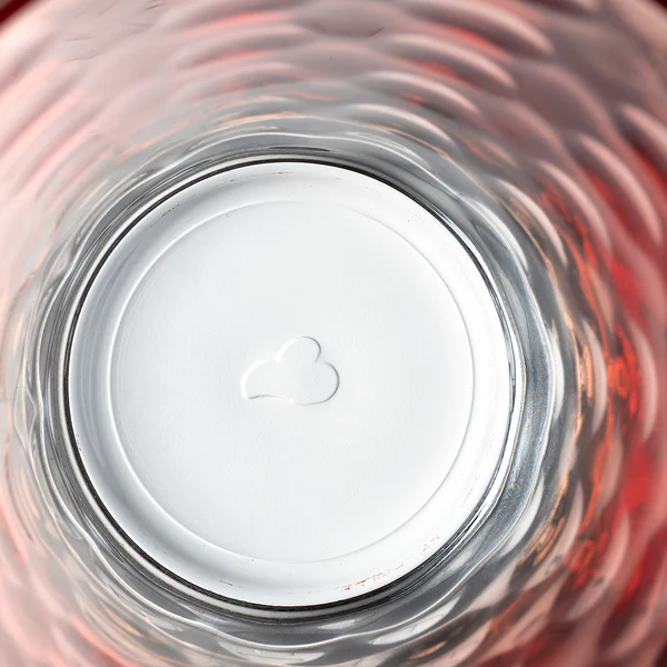 Trinkglas Optic - Klarglas - Rot - 4er Set - Fassungsvermögen: 0.54 L - Image 7