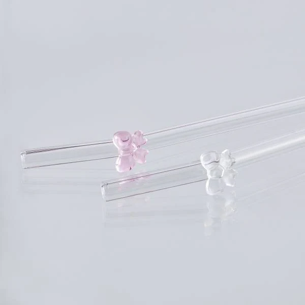 Trinkhalm-Set Set LONG DRINK 5-tlg. - Borosilikatglas - Transparent - Image 2