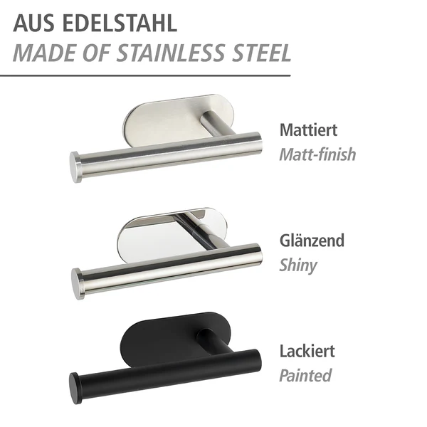 Turbo-Loc Toilettenpapierhalter Orea - Edelstahl - Silber - Image 7