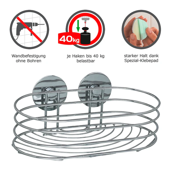 Turbo-Loc Wandablage Eperny - Stahl - Silber - Image 4