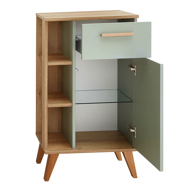 Unterschrank Quickset 963 - Salbei / Eiche Riviera Dekor - Image 5