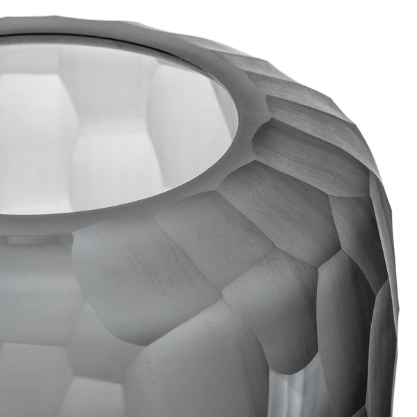 Vase Bellagio 17,5 cm - Farbglas - Anthrazit - Image 2
