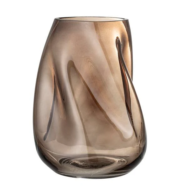 Vase Ingolf - Glas - Braun - Image 7