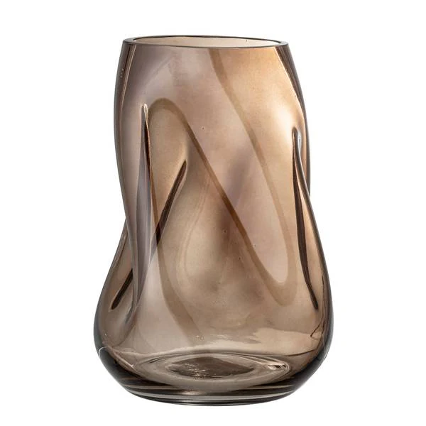 Vase Ingolf - Glas - Braun - Image 9