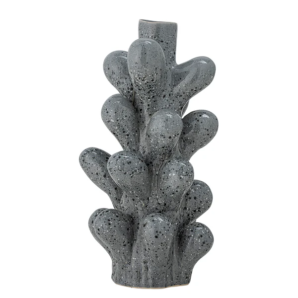Vase Innes - Keramik - Blau