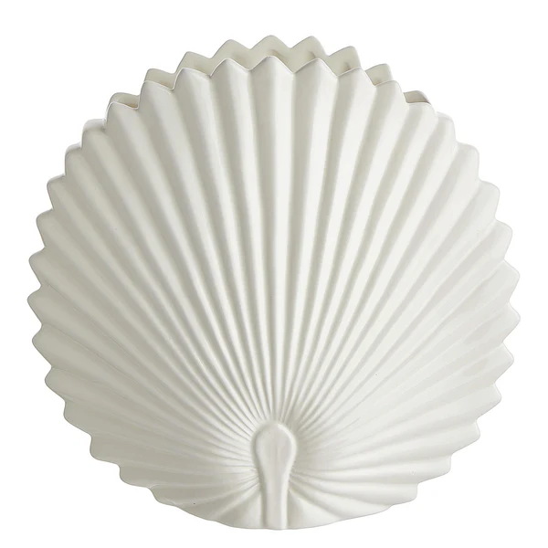 Vase LEAF Palmblatt - Steingut - Beige - Image 3