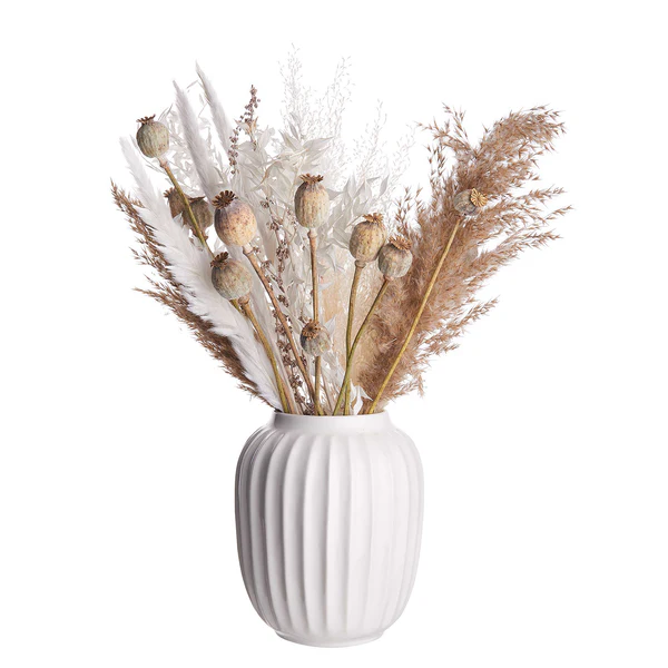 Vase LIV III - Porzellan - Weiß - Durchmesser: 17 cm - Image 4