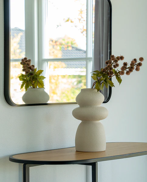 Vase Navestad - Steingut - Beige - Image 4