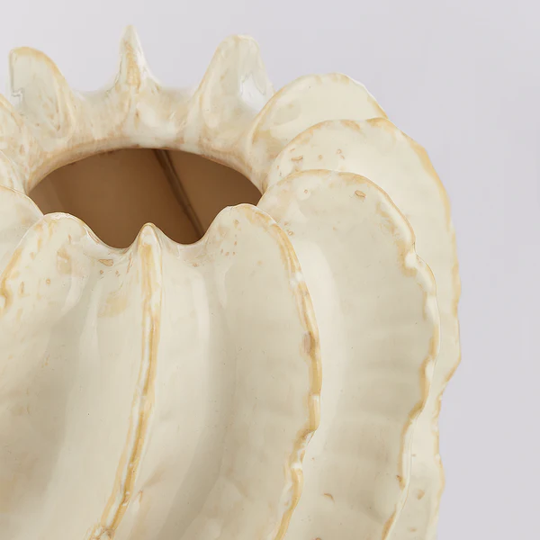 Vase ORGANIC - Steingut - Beige - Image 4