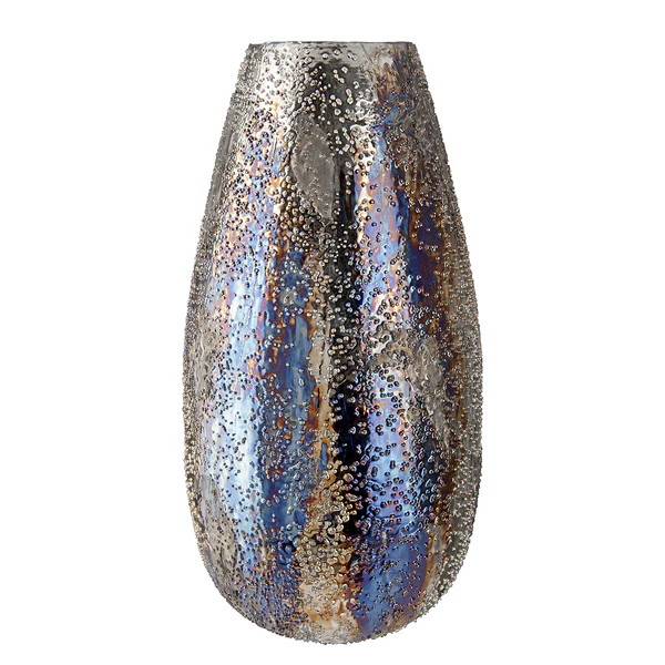 Vase Pavone - Eisen - Braun - 21 x 39 cm