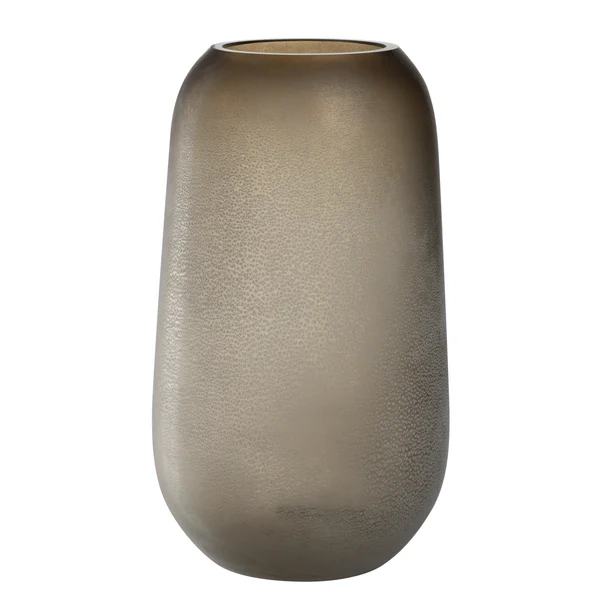 Vase Trogolo Typ B - Farbglas - Taupe