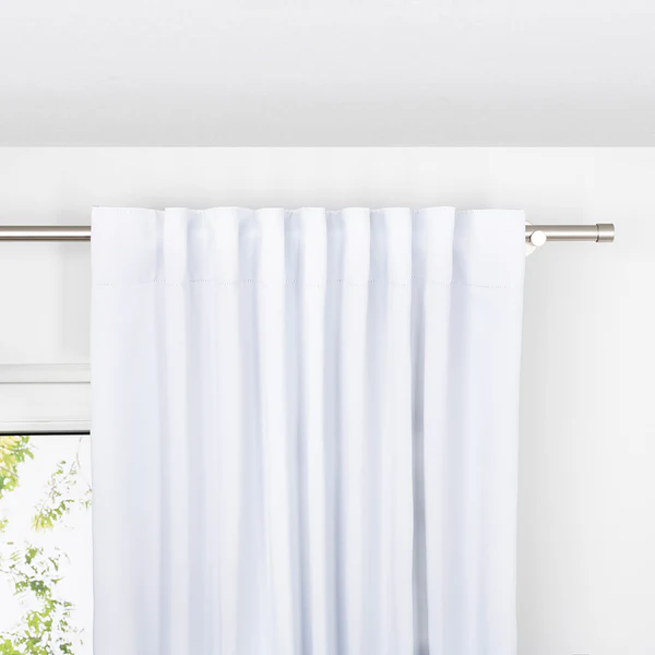 Verdunklungs-Schlaufenschal Day&Night - Polyester - Weiß - 135 x 245 cm - Image 3