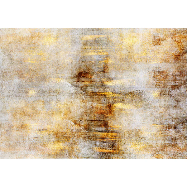 Vlies Fototapete Golden Expression - Vlies - Gold - 450 x 315 cm