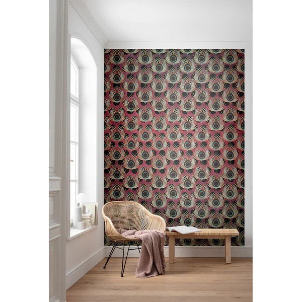 Vlies Fototapete Paon Rouge - Vlies - Bunt - Image 3