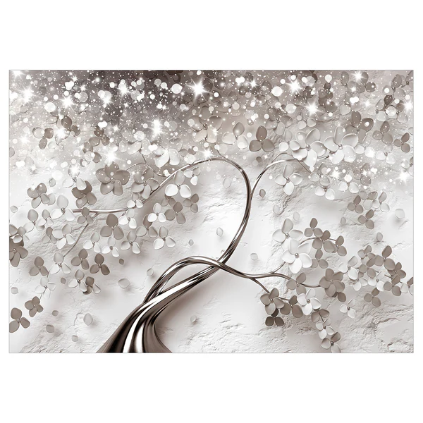 Vlies Fototapete Star Tree - Vlies - Beige - 100 x 70 cm
