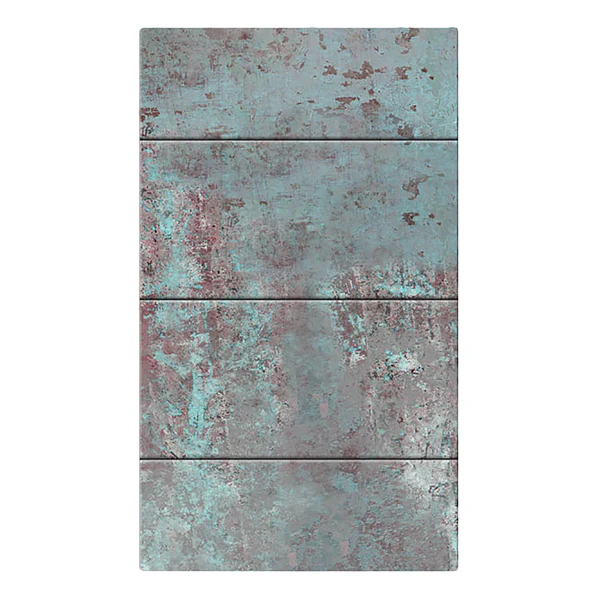 Vlies Fototapete Turquoise Concrete - Premium Vlies - Grau - 50 x 1000 cm