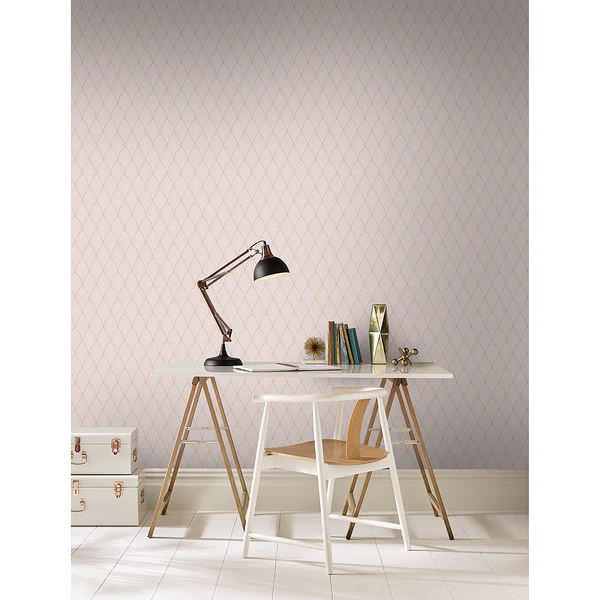 Vliestapete Bercy - Vlies - Rosa - Image 2
