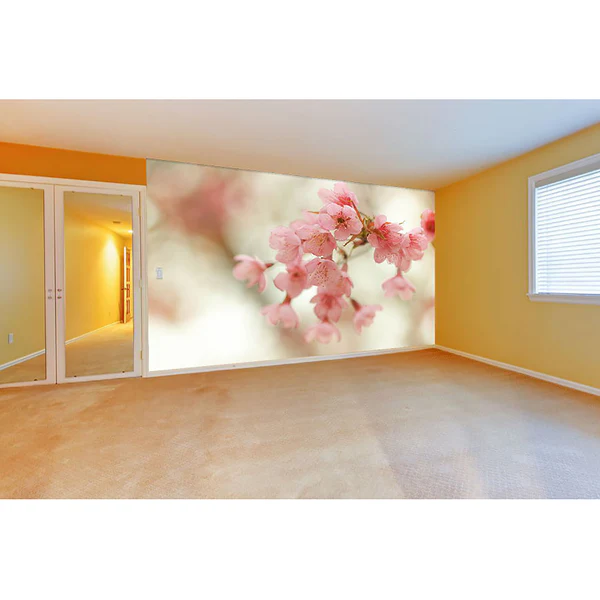 Vliestapete Cherry Blossoms - Vliestapete - Pink / Beige - 300 x 200 cm - Image 6