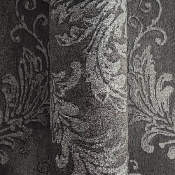 Vliestapete Hoa Luxus Ornamente - Schwarz / Grau - Image 8