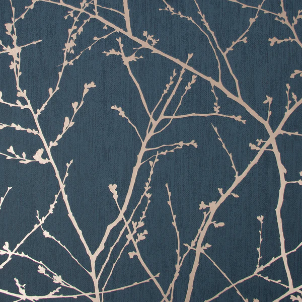 Vliestapete Innocence - Blau - 0,52m x 10,05m x 0,02m