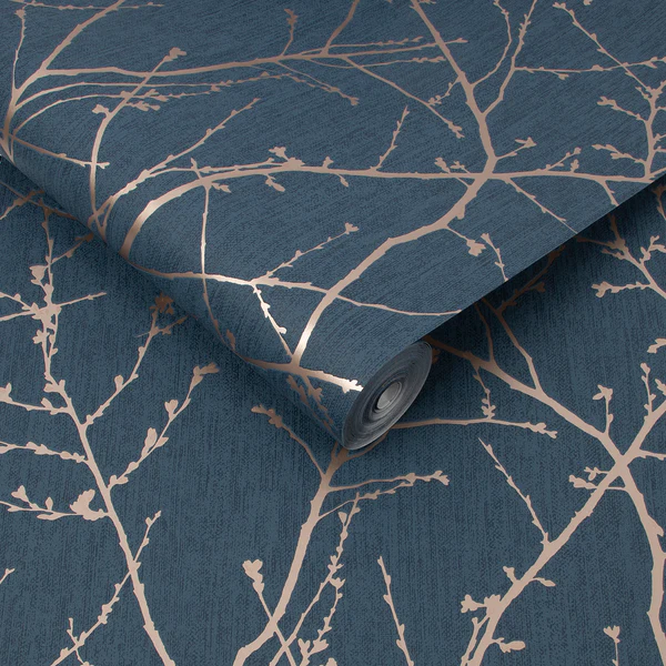 Vliestapete Innocence - Blau - 0,52m x 10,05m x 0,02m - Image 4