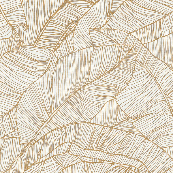 Vliestapete Kaya - Vlies - Gold
