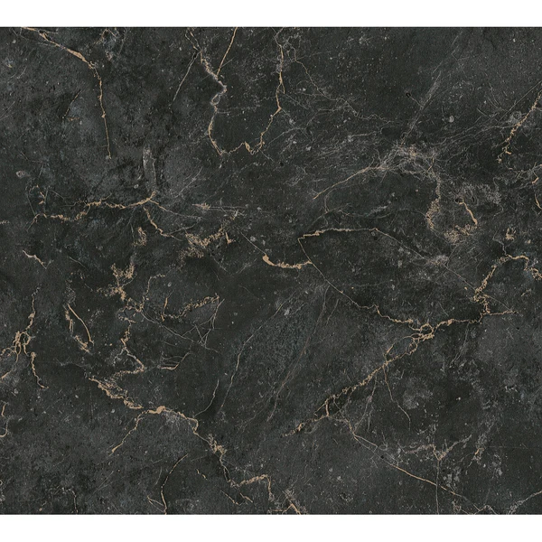 Vliestapete Monumental - Schwarz - 0,53m x 10,05m - Marmor Braun Dekor