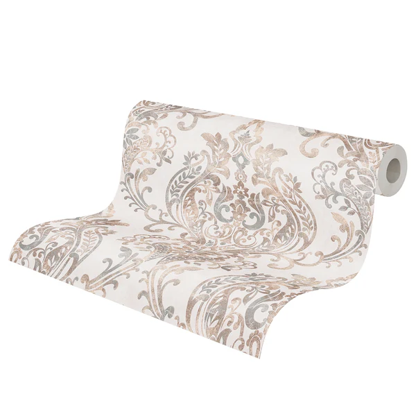 Vliestapete Olga - Vlies - Beige / Rosa - Image 5