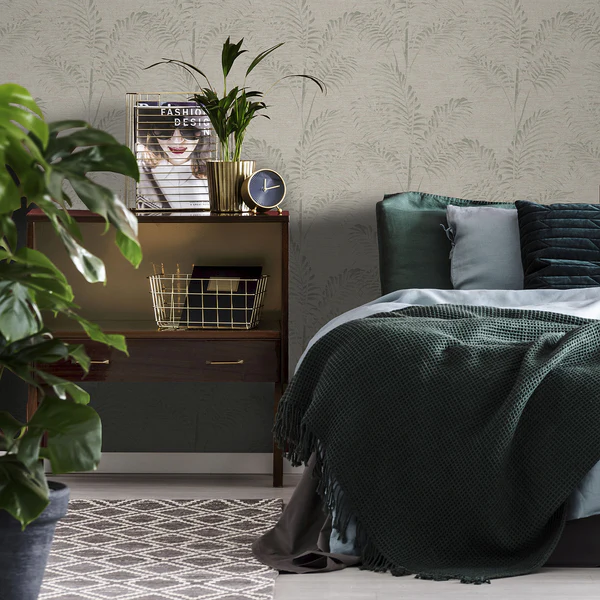 Vliestapete Pure Nature Palm - Beige - 0,52m x 10,05m x 0,02m - Image 4