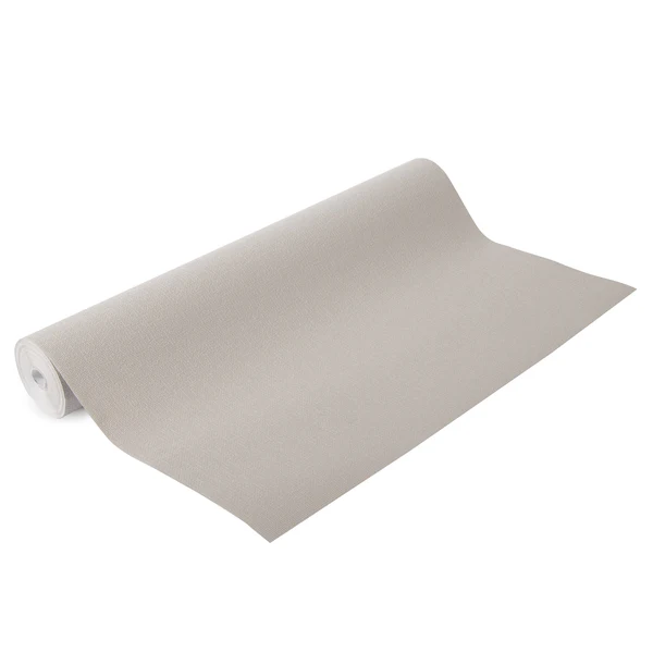 Vliestapete Textil Uni - Vlies - Taupe - Image 4